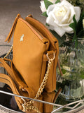 BEE CROSSBODY BAG- MUSTARD