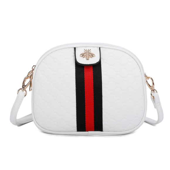 Gucci bee deals bag white