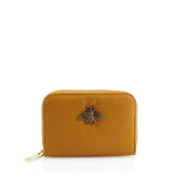 BEE CARDHOLDER- MUSTARD